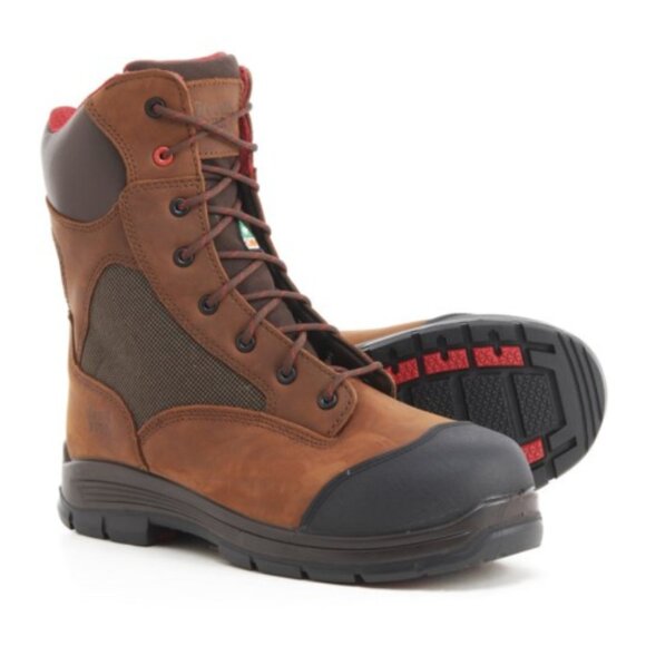 Tough Duck NIB Men's Brown ADELAIDE 400g Thinsulate Work Boots, Size 9.5M - Picture 1 of 6